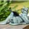 Reading Cat Statue Book Lover Desk And Bookshelf Decor 1