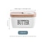 Ceramic Butter Dish With Lid And Knife Sealed Butter Keeper For Countertop 5