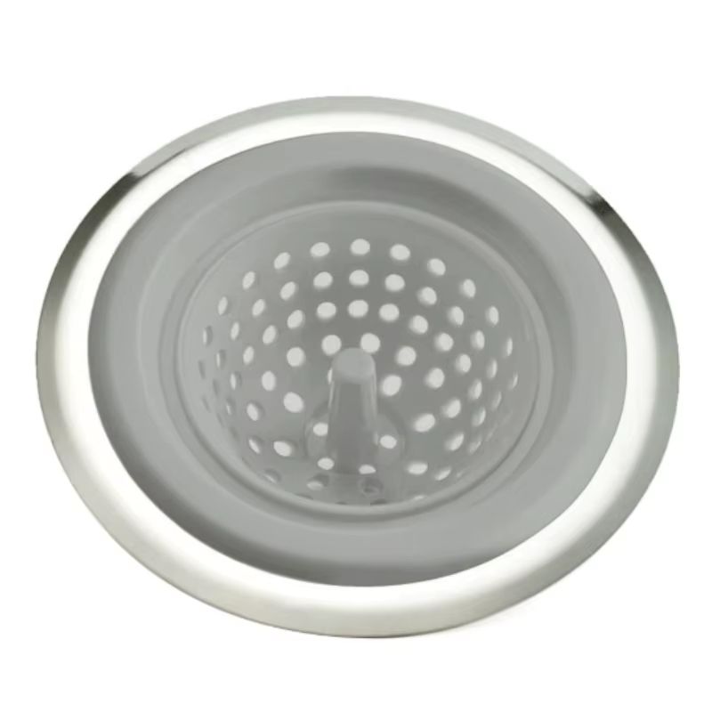 Silicone Drain Filter Hair Catcher Kitchen And Bathroom Sink Stopper 7