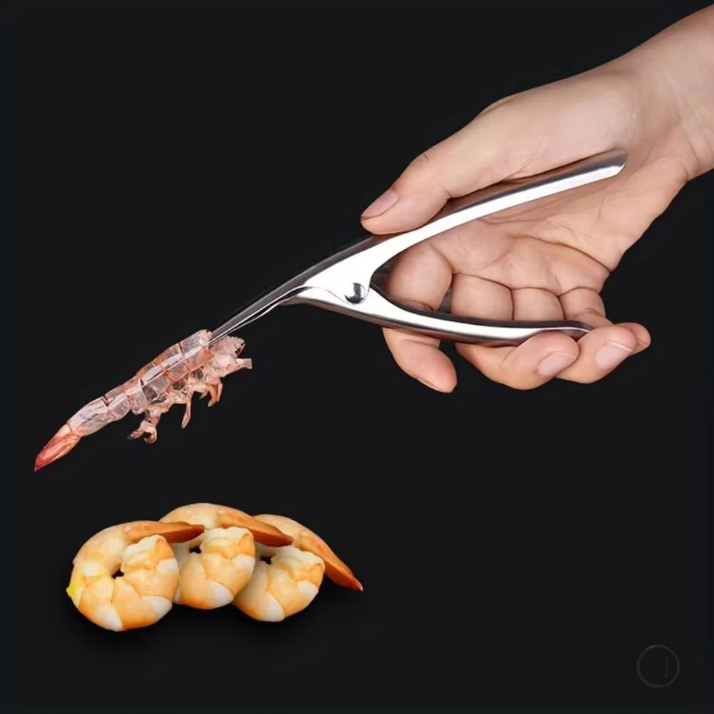 Stainless Steel Shrimp Deveiner Tool With Ergonomic Grip For Easy Seafood Prep 2