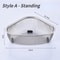 Stainless Steel Triangle Sink Drain Basket Strainer And Kitchen Organizer Rack 5