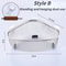 Stainless Steel Triangle Sink Drain Basket Strainer And Kitchen Organizer Rack 6