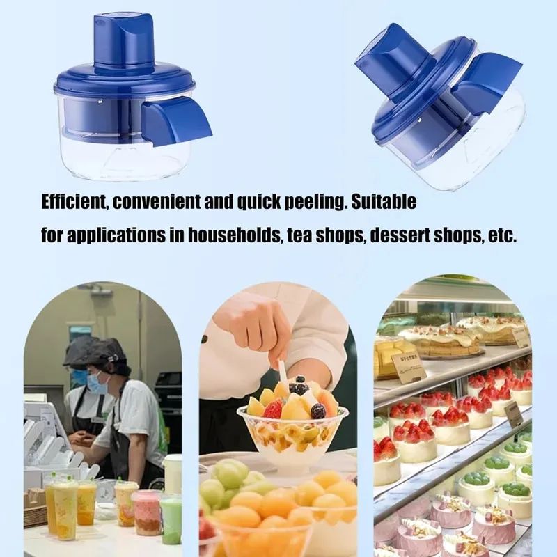 Automatic Electric Grape And Garlic Peeler Rechargeable Smart Fruit Peeling Machine 2