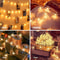 Cherry Blossom Flower Fairy Lights Battery Operated Waterproof LED String Lights For Room And Party 4
