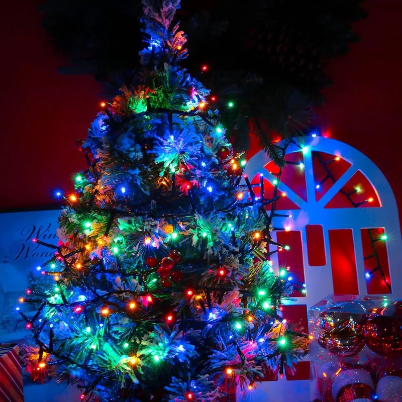 Solar Powered Waterproof LED String Lights For Outdoor Christmas Party And Garden Decor 2