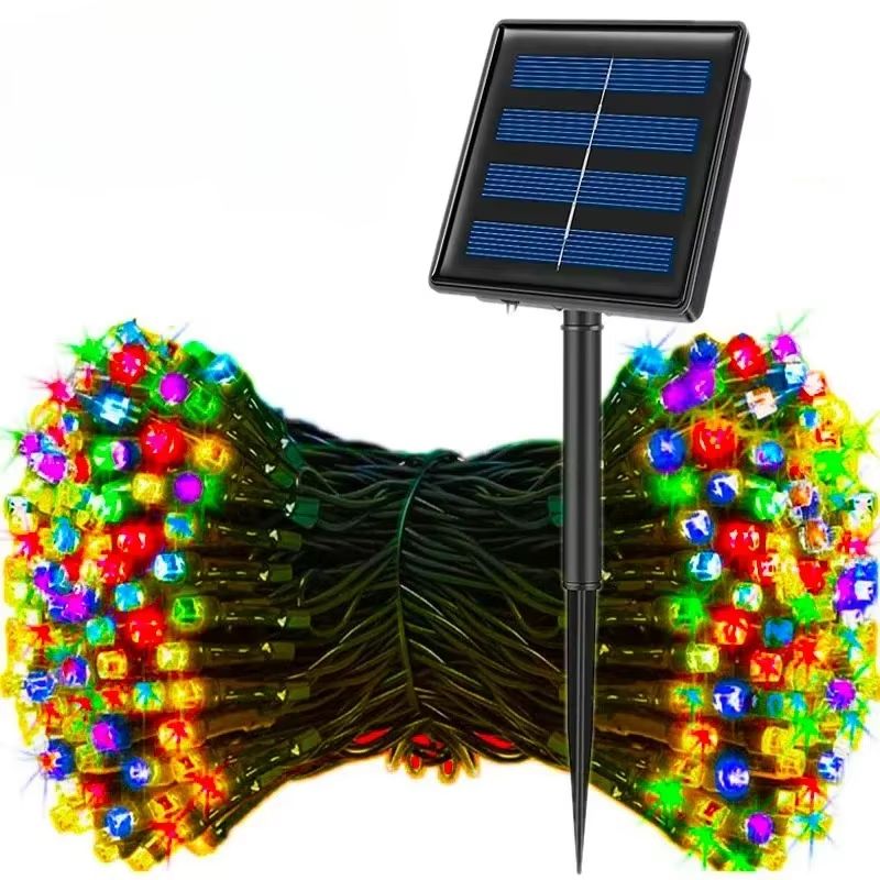 Solar Powered Waterproof LED String Lights For Outdoor Christmas Party And Garden Decor 5