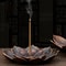 Lotus Alloy Incense Burner Plate Bronze Stick Holder For Meditation And Home Decor 0