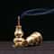 Lotus Alloy Incense Burner Plate Bronze Stick Holder For Meditation And Home Decor 4