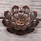 Bronze Lotus Alloy Incense Burner Plate Stick Holder Zen Meditation Decor 1