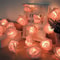 Rose Flower String Lights Battery Powered Romantic Bedroom Decor 2