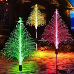 solar jellyfish lights color changing waterproof garden pathway decor