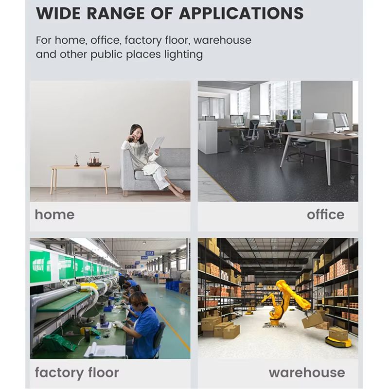 Four Leaf Folding LED Garage Ceiling Light Bulb 3