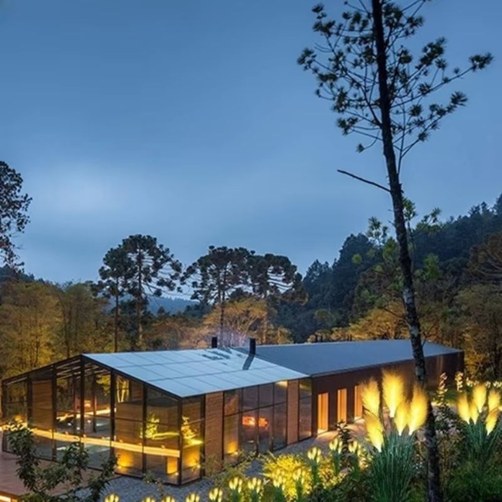 Solar Reed Garden Light Waterproof Outdoor Pathway Decor 4