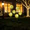 3 Head Solar Scallion Ball Garden Light Waterproof Outdoor Pathway Decor 0