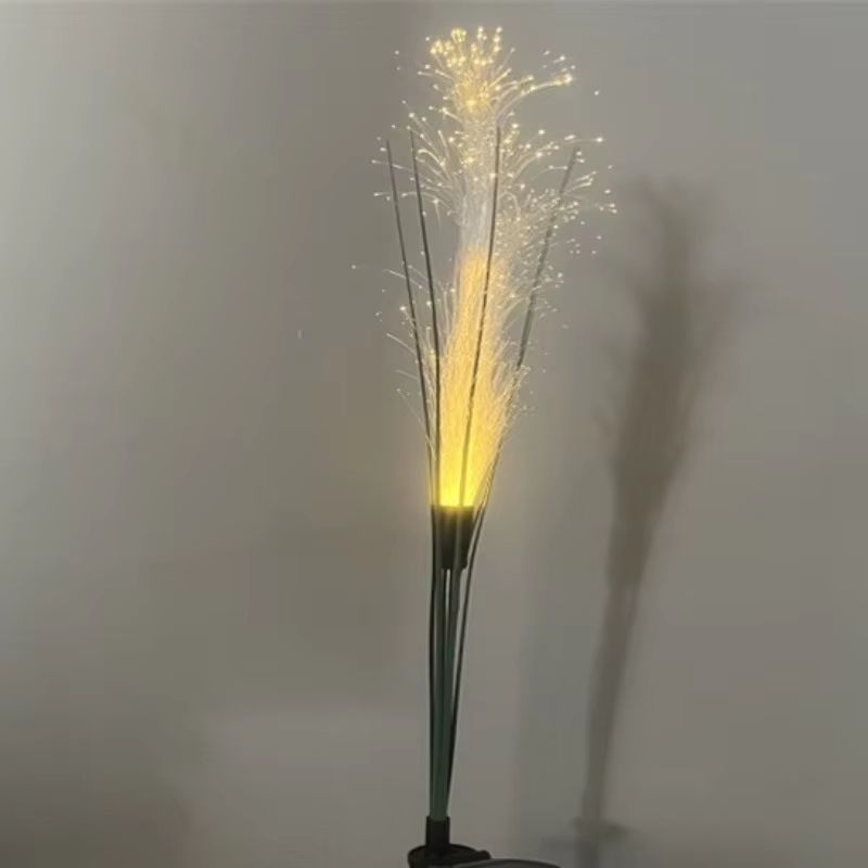 Solar Reed Pathway Stake Light Waterproof Outdoor Garden Lawn Decor 4