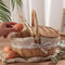 Handwoven Wicker Picnic Basket With Lid Portable Outdoor Storage Hamper 2