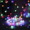 Battery Powered White Ball String Lights 15m 10 LED Fairy Garland 3