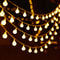 Battery Powered White Ball String Lights 15m 10 LED Fairy Garland 7