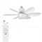 Modern E27 Ceiling Fan Light With Remote Control And Dimmable LED 4