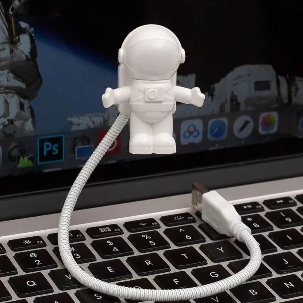 USB Astronaut LED Desk Lamp Flexible Portable Reading Light 1