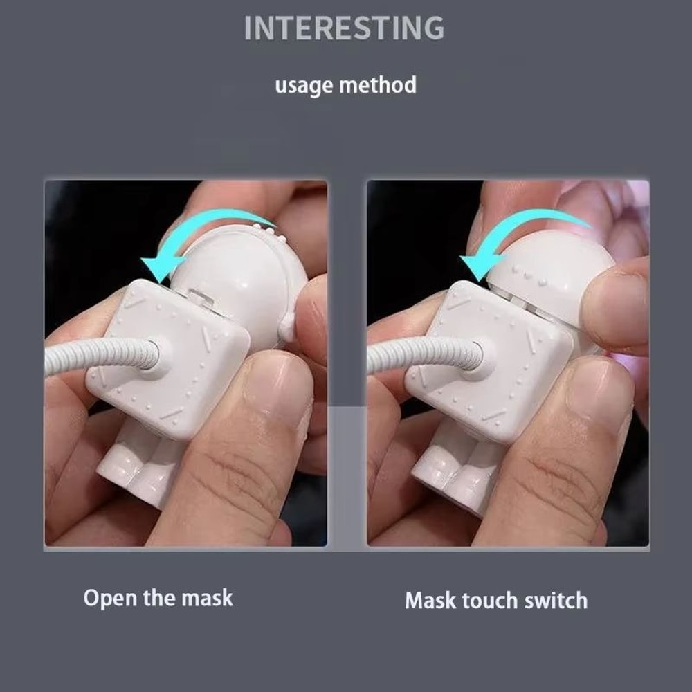 USB Astronaut LED Desk Lamp Flexible Portable Reading Light 5