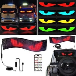rgb led matrix pixel panel for car and truck with bluetooth app control