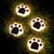 Solar Bear Paw Garden Lights Waterproof LED Outdoor Pathway Decor 1