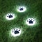 Solar Bear Paw Garden Lights Waterproof LED Outdoor Pathway Decor 2