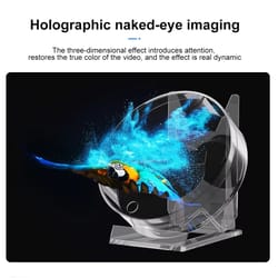 3d hologram fan projector led advertising display with remote control