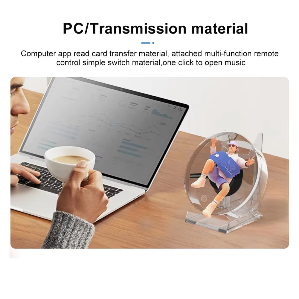 3D Hologram Fan Projector LED Advertising Display With Remote Control 4