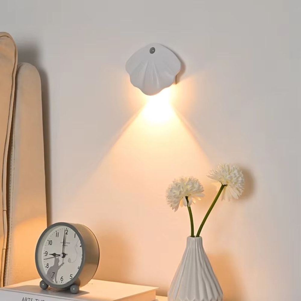 Rechargeable Magnetic Motion Sensor Night Light With 3 Color Dimming For Wall Closet And Staircase 1