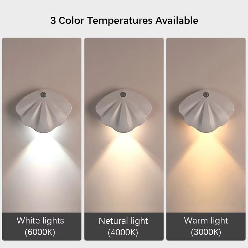 Rechargeable Magnetic Motion Sensor Night Light With 3 Color Dimming For Wall Closet And Staircase 2