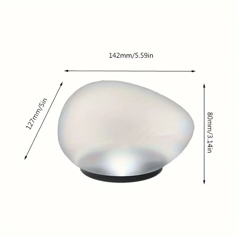 Solar Cobblestone Garden Light Waterproof LED Rock Lamp For Yard Lawn And Pathway Decor 5