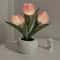 LED Tulip Night Light Bouquet Romantic Battery Powered Bedside Flower Lamp 9