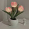 LED Tulip Night Light Bouquet Romantic Battery Powered Bedside Flower Lamp 9