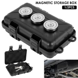 waterproof magnetic key holder under car hidden spare key box