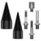 Heavy Duty Firewood Log Splitter Drill Bit High Carbon Steel Wood Splitting Cone 124PCS 14