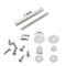 Universal Stainless Steel Toilet Seat Hinges Top Fix Replacement Kit 24PCS 4