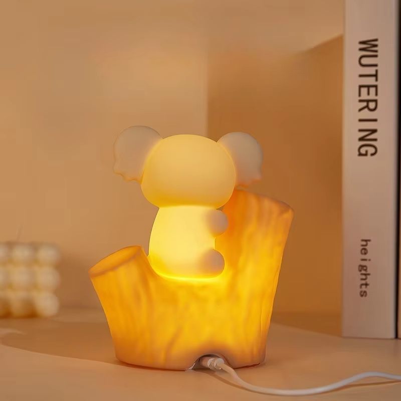USB Rechargeable Koala Silicone Night Light 7 Color Mood Lamp For Bedroom 3