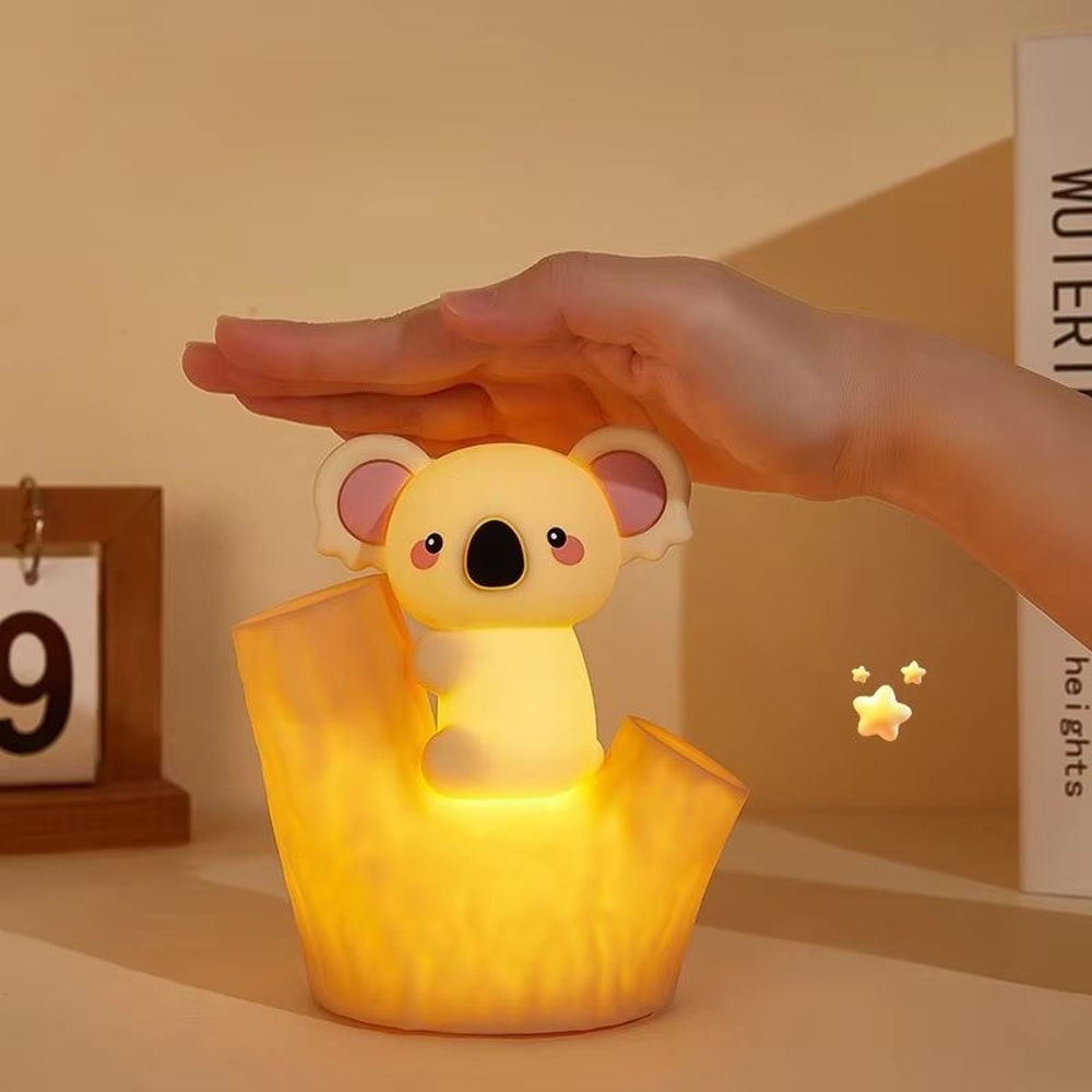 USB Rechargeable Koala Silicone Night Light 7 Color Mood Lamp For Bedroom 4