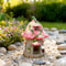 Solar Mushroom House Garden Light Fairy Figurine Outdoor Decor 3