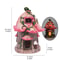 Solar Mushroom House Garden Light Fairy Figurine Outdoor Decor 5