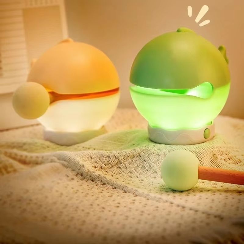 Rechargeable Wooden Fish Night Light Prayer Lamp For Bedroom And Meditation 0