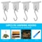 Heavy Duty SShaped RV Awning Hooks Metal Camping Light And Gear Hangers 10PCS 1