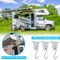 Heavy Duty SShaped RV Awning Hooks Metal Camping Light And Gear Hangers 10PCS 2