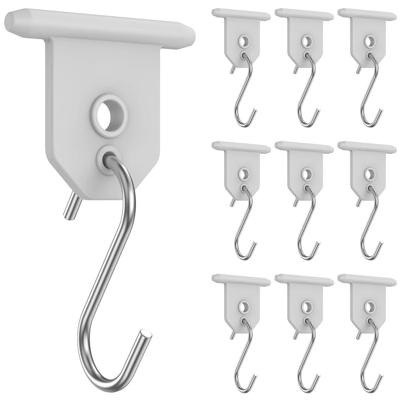 Heavy Duty SShaped RV Awning Hooks Metal Camping Light And Gear Hangers 10PCS 6