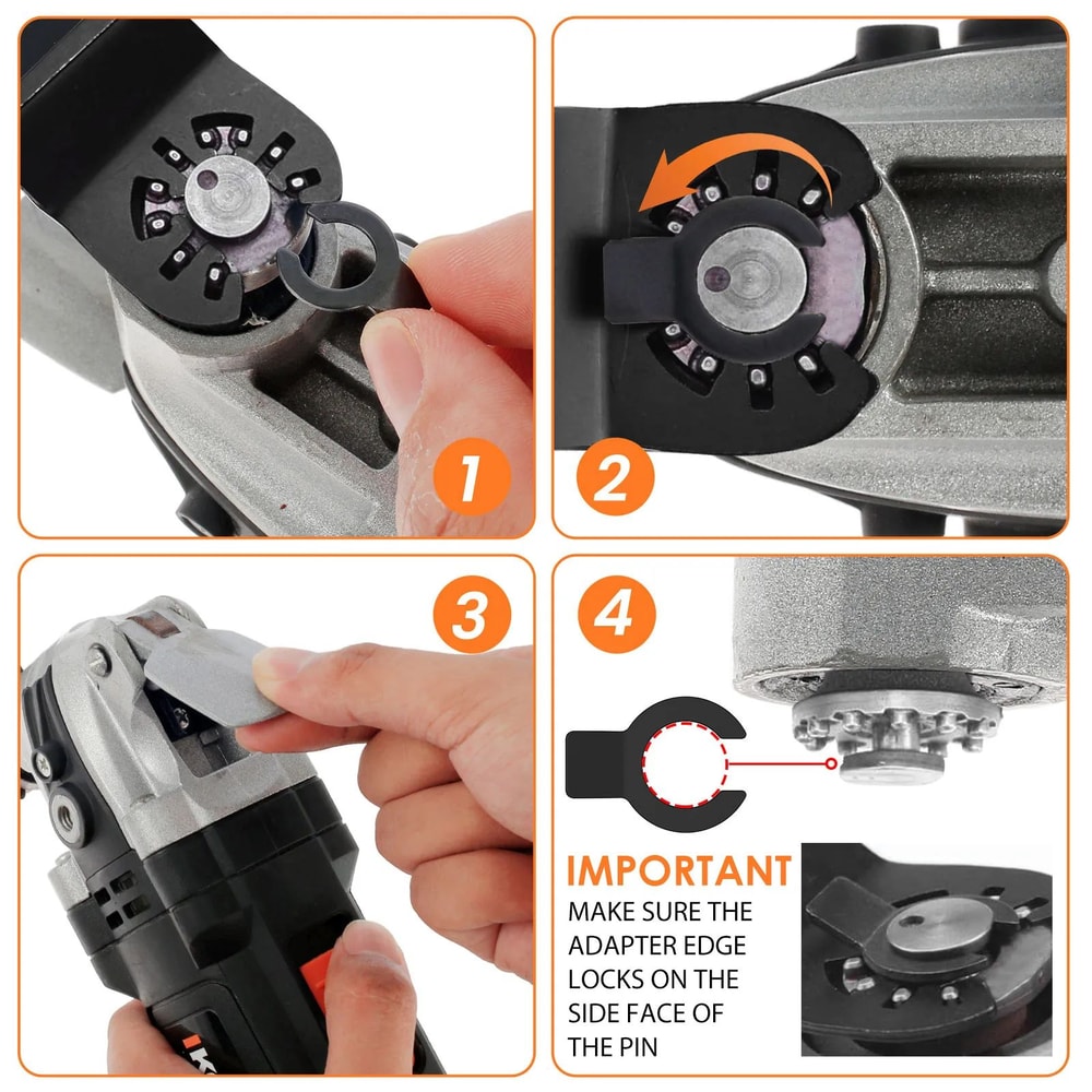 24PCS Universal Oscillating Saw Blade Set Multi Tool Precision Cutting Kit For Wood Metal Plastic 2