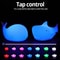 USB Rechargeable Silicone Whale Night Light Touch Control Kids Bedside Lamp 3