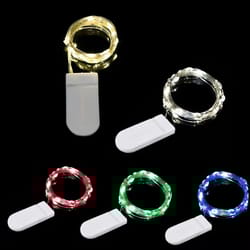 led copper wire fairy lights waterproof battery operated string lights for decor