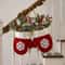 Creative Christmas Glove Wreath Garland Festive Door Hanging Decoration With Simulated Flowers 1